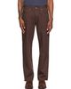Palmes Palmes Brown Coarse Trousers - 1