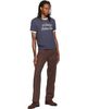 Palmes Palmes Brown Coarse Trousers - 4