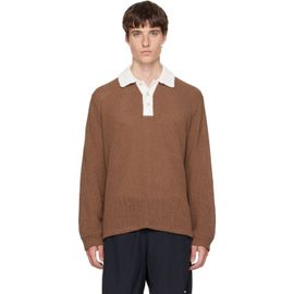 Palmes Palmes Brown Knitted Rugby Polo