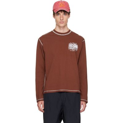 Palmes Palmes Brown Mermaid Long-Sleeve T-shirt