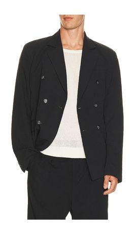 Palmes Palmes Double Breasted Wool Blazer