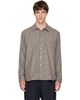 Palmes Palmes Gray & Khaki Serve Shirt - 1