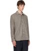Palmes Palmes Gray & Khaki Serve Shirt - 2