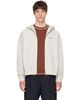 Palmes Palmes Gray Logo Zip Hoodie - 1