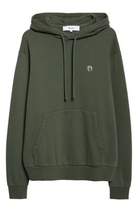 PALMES PALMES Hooded Fleece Logo Sweatshirt
