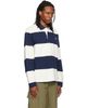 Palmes Palmes Navy & White Ball Rugby Polo - 2