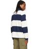 Palmes Palmes Navy & White Ball Rugby Polo - 3