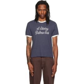 Palmes Palmes Navy Star Ringer T-shirt
