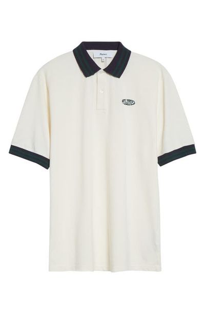 PALMES PALMES Oval Logo Cotton Piqué Polo