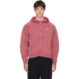 Palmes Palmes Pink Logo Zip Hoodie