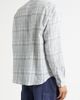 PALMES PALMES Plaid Wrinkle Cotton & Linen Blend Button-Up Shirt - 3