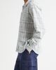 PALMES PALMES Plaid Wrinkle Cotton & Linen Blend Button-Up Shirt - 4