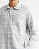 PALMES PALMES Plaid Wrinkle Cotton & Linen Blend Button-Up Shirt - 5