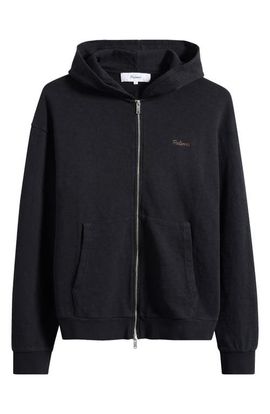 PALMES PALMES Waffle Stitch Full Zip Hoodie