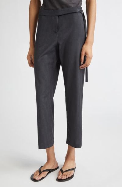 Paloma Wool Paloma Wool Bigas Pinstripe Tie Detail Straight Leg Crop Trousers