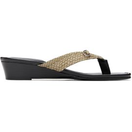 Paloma Wool Paloma Wool Black & Beige Felipa Heeled Sandals