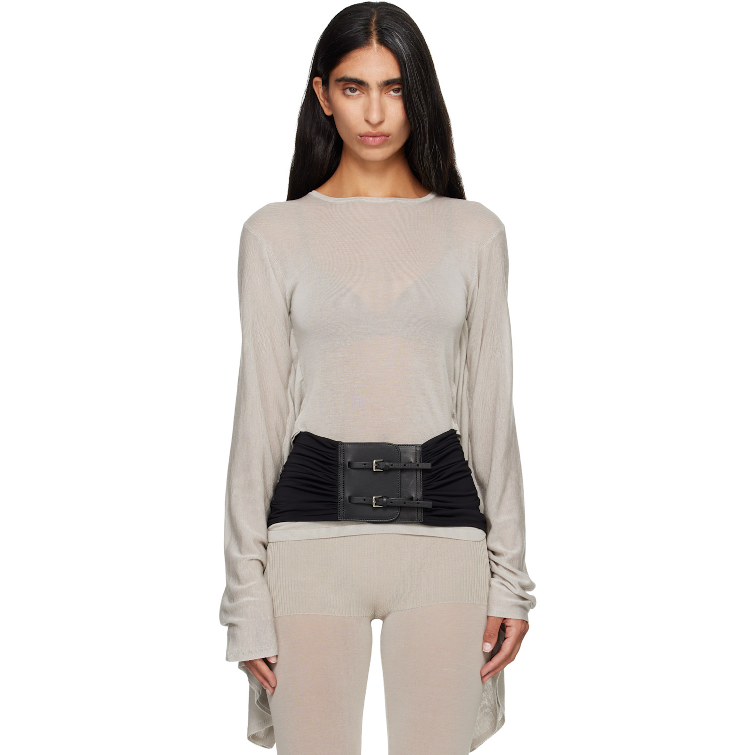 Paloma Wool - Gilda Eyelet Leather Belt in Lavender at Nordstrom