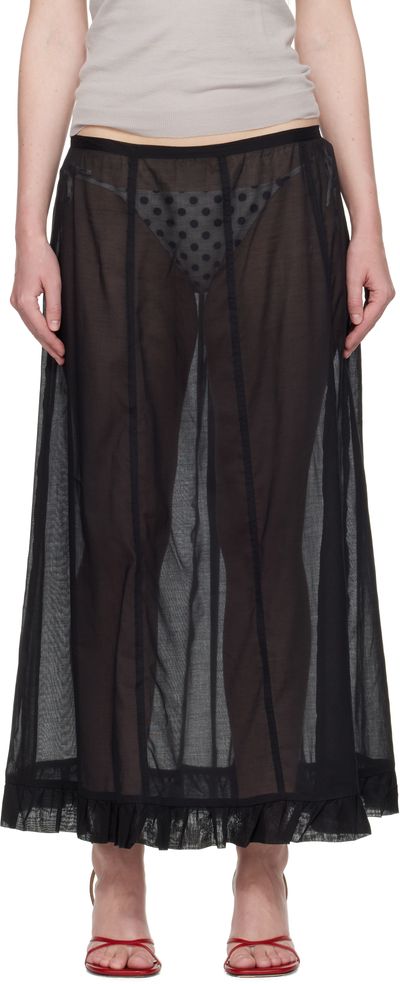 Paloma Wool Paloma Wool Black Andolini Maxi Skirt