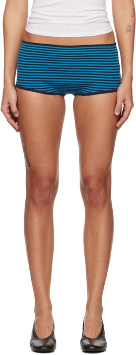 Paloma Wool Paloma Wool Blue & Gray Smoke Shorts