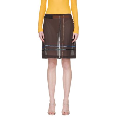 Paloma Wool Paloma Wool Brown Meridiana Midi Skirt