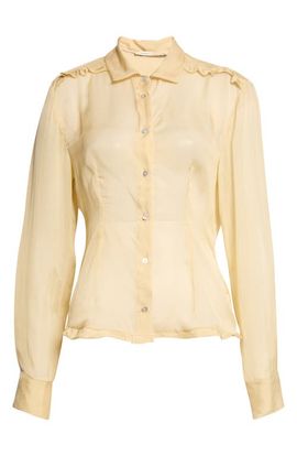 Paloma Wool Paloma Wool Eralda Sheer Silk Button-Up Shirt