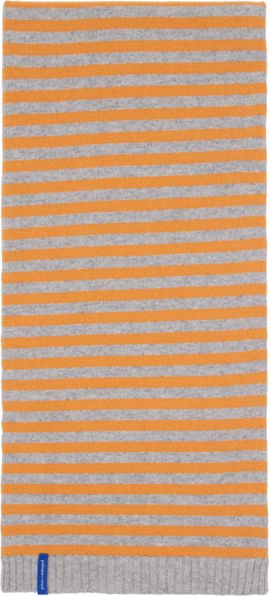 Paloma Wool Paloma Wool Gray & Orange Bela Scarf