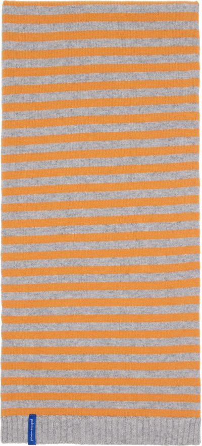 Paloma Wool Paloma Wool Gray & Orange Bela Scarf