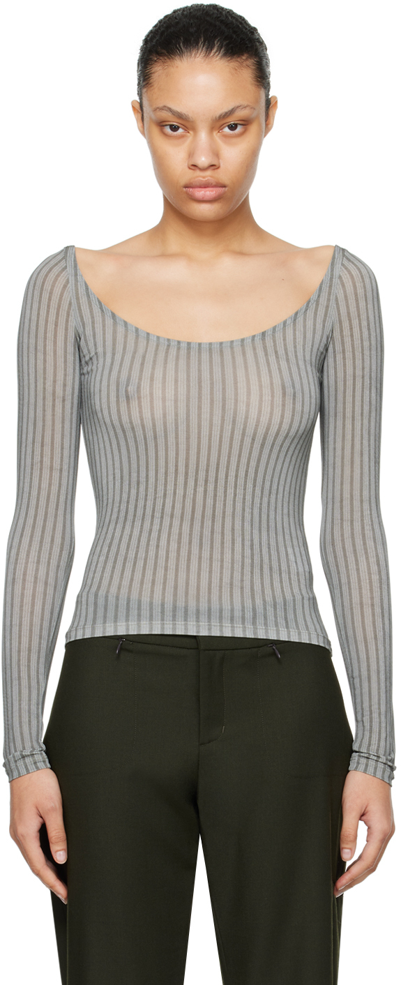 Paloma Wool - Gray Rafaela Long Sleeve T-Shirt