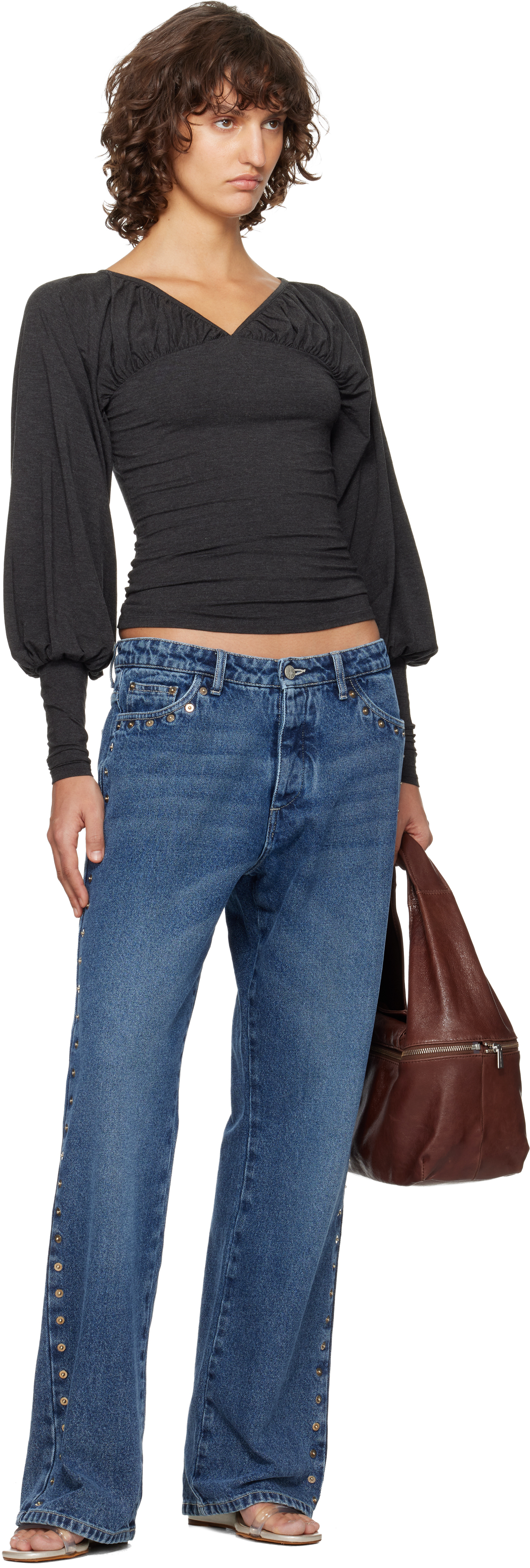 トップス Paloma Wool Tapioca Top- Grey Paloma Wool Tops