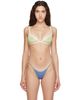 Paloma Wool Paloma Wool Green & White Esco Bralette - 1