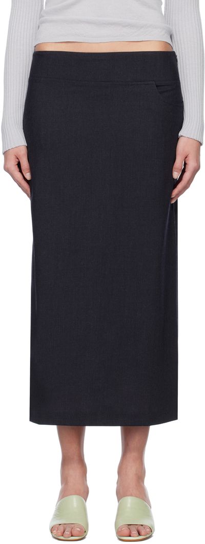 Paloma Wool Paloma Wool Navy Olya Maxi Skirt