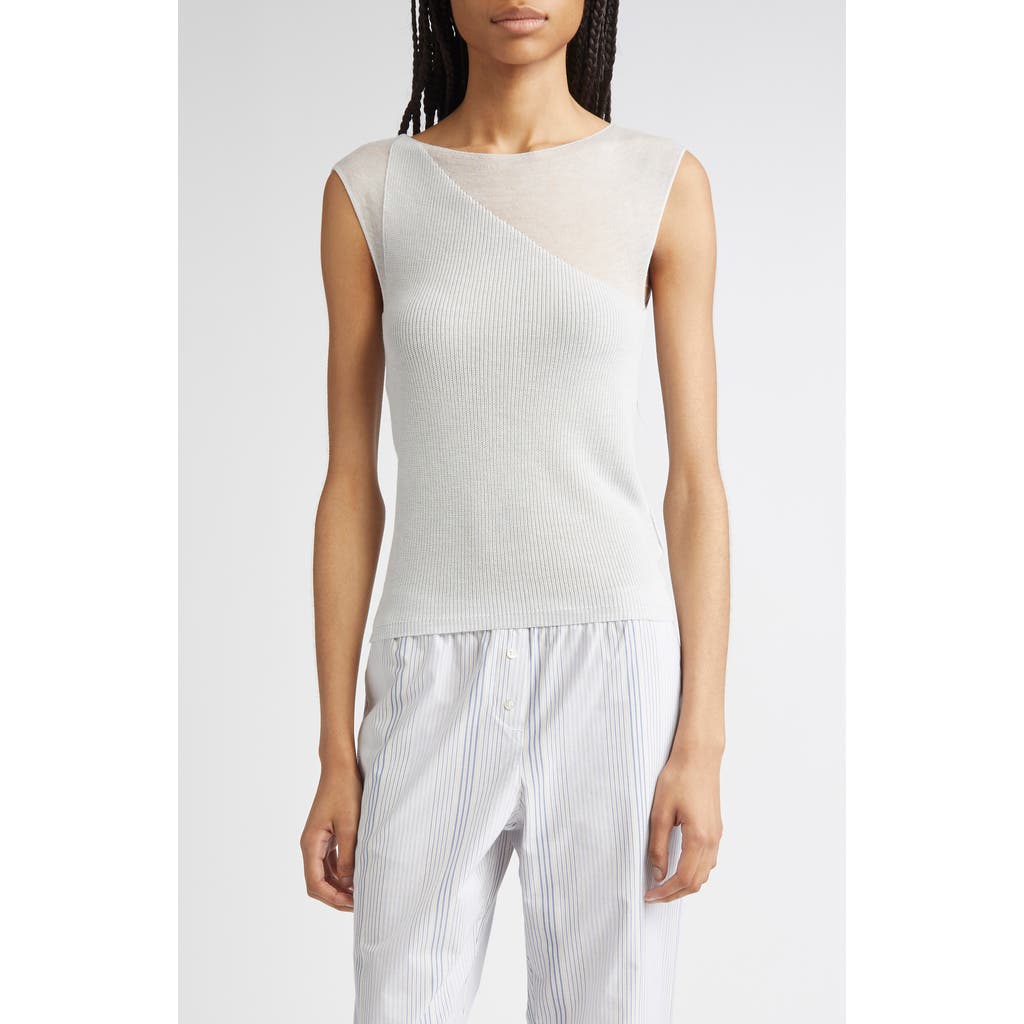 Paloma Wool Paloma Wool Nomel Sheer Panel Sleeveless Sweater