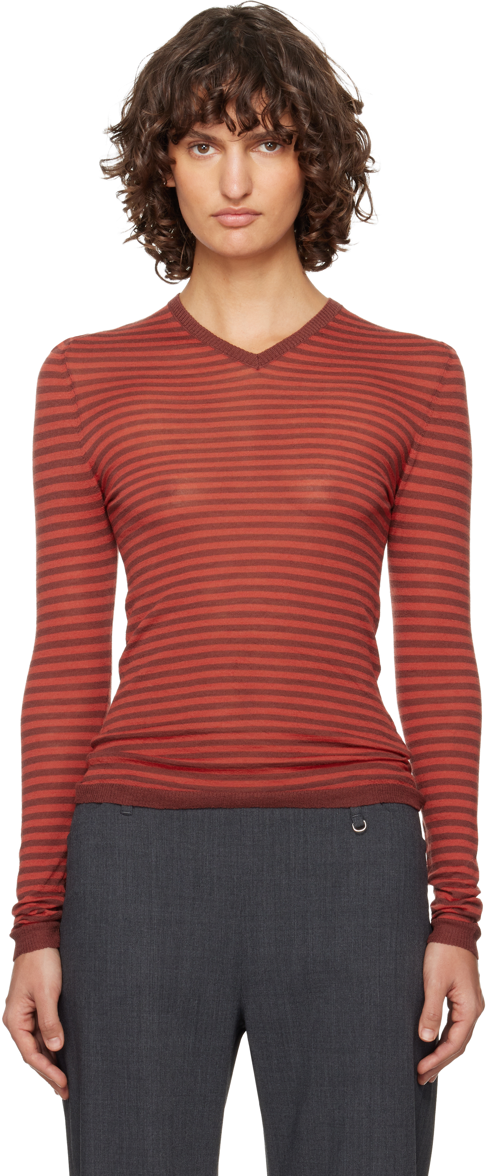 Paloma Wool - Lareina Off the Shoulder Sweater in Red at Nordstrom