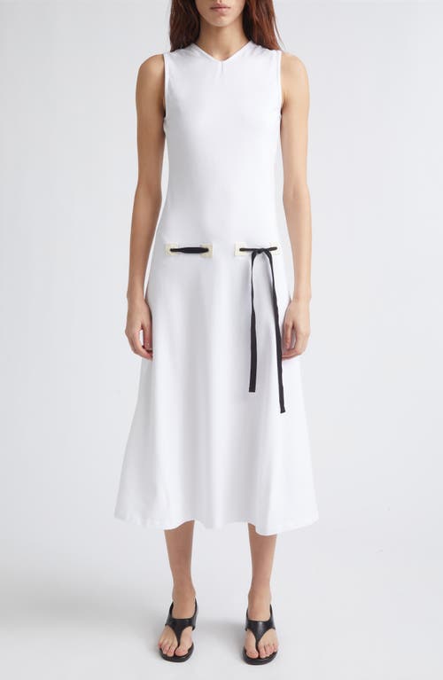 Paloma Wool Paloma Wool Suni Drawstring Organic Cotton Knit Midi Dress
