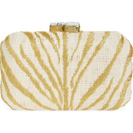 Pamela Munson Pamela Munson Le Zoo Raffia Clutch