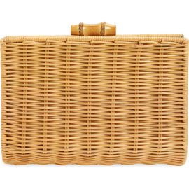 Pamela Munson Pamela Munson Petite Rattan Clutch