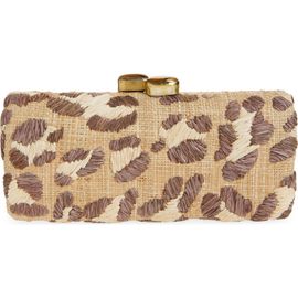 Pamela Munson Pamela Munson Spotted Raffia Clutch