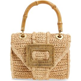 Pamela Munson Pamela Munson The Avis Mini Raffia Shoulder Bag