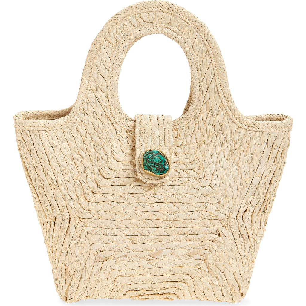 Pamela Munson Pamela Munson The Petite Lulu Raffia Shoulder Bag