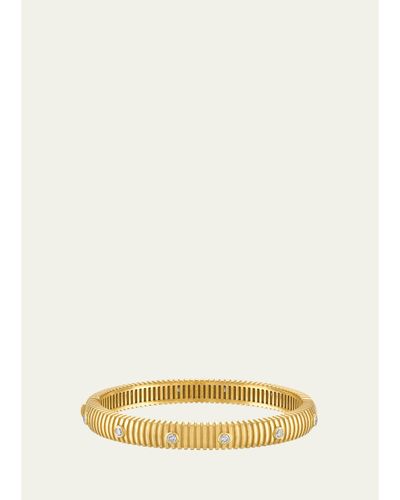 Pamela Zamore 18K Yellow Gold Clio Diamond Bangle Bracelet