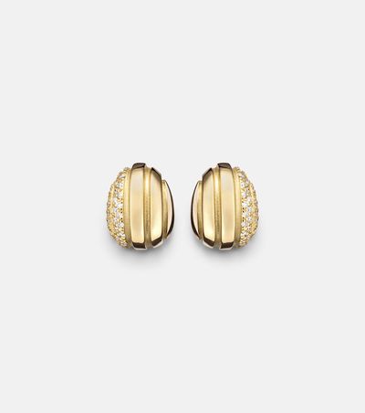 Pamela Zamore Pamela Zamore Eos 18kt gold earrings with diamonds