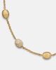 Pamela Zamore Pamela Zamore Isla Diamond Station 18kt gold necklace with diamonds - 4