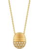 Pamela Zamore Pamela Zamore Isla Oval Diamond Pendant Necklace - 3