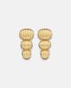 Pamela Zamore Pamela Zamore Isla Oval Taper 18kt gold earrings - 1