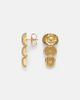 Pamela Zamore Pamela Zamore Isla Oval Taper 18kt gold earrings - 4