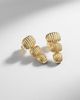 Pamela Zamore Pamela Zamore Isla Oval Taper 18kt gold earrings - 5