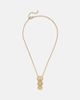 Pamela Zamore Pamela Zamore Isla Triple Oval 18kt gold pendant necklace - 1