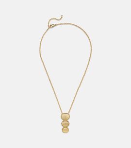 Pamela Zamore Pamela Zamore Isla Triple Oval 18kt gold pendant necklace