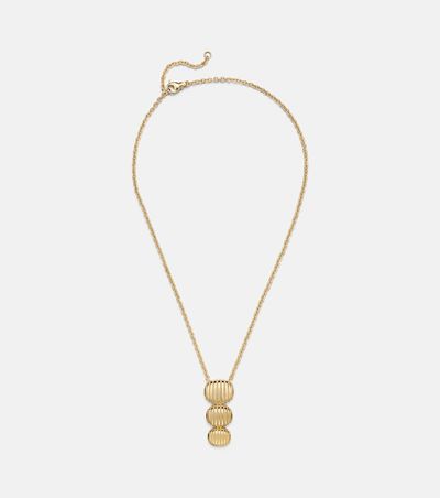 Pamela Zamore Pamela Zamore Isla Triple Oval 18kt gold pendant necklace