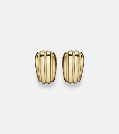 Pamela Zamore Pamela Zamore Orla Armour 18kt gold earrings
